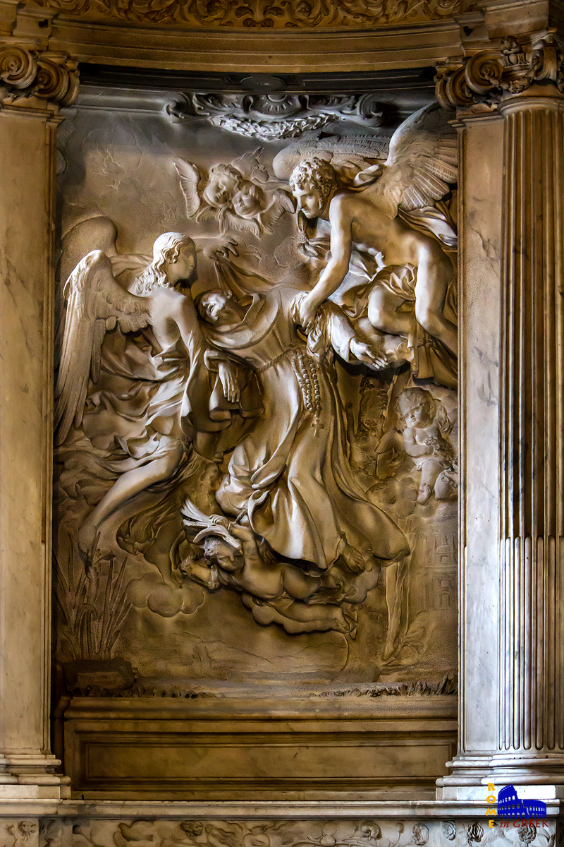 Francesco Baratta, (σχέδιο του Bernini) «Έκσταση Αγίου Φραγκίσκου»
